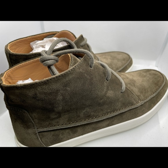 NIB! Longchamp Men’s Suede Ankle Boots Dark Green main image 11